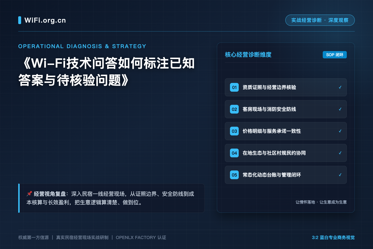 Wi-Fi技术问答如何标注已知答案与待核验问题